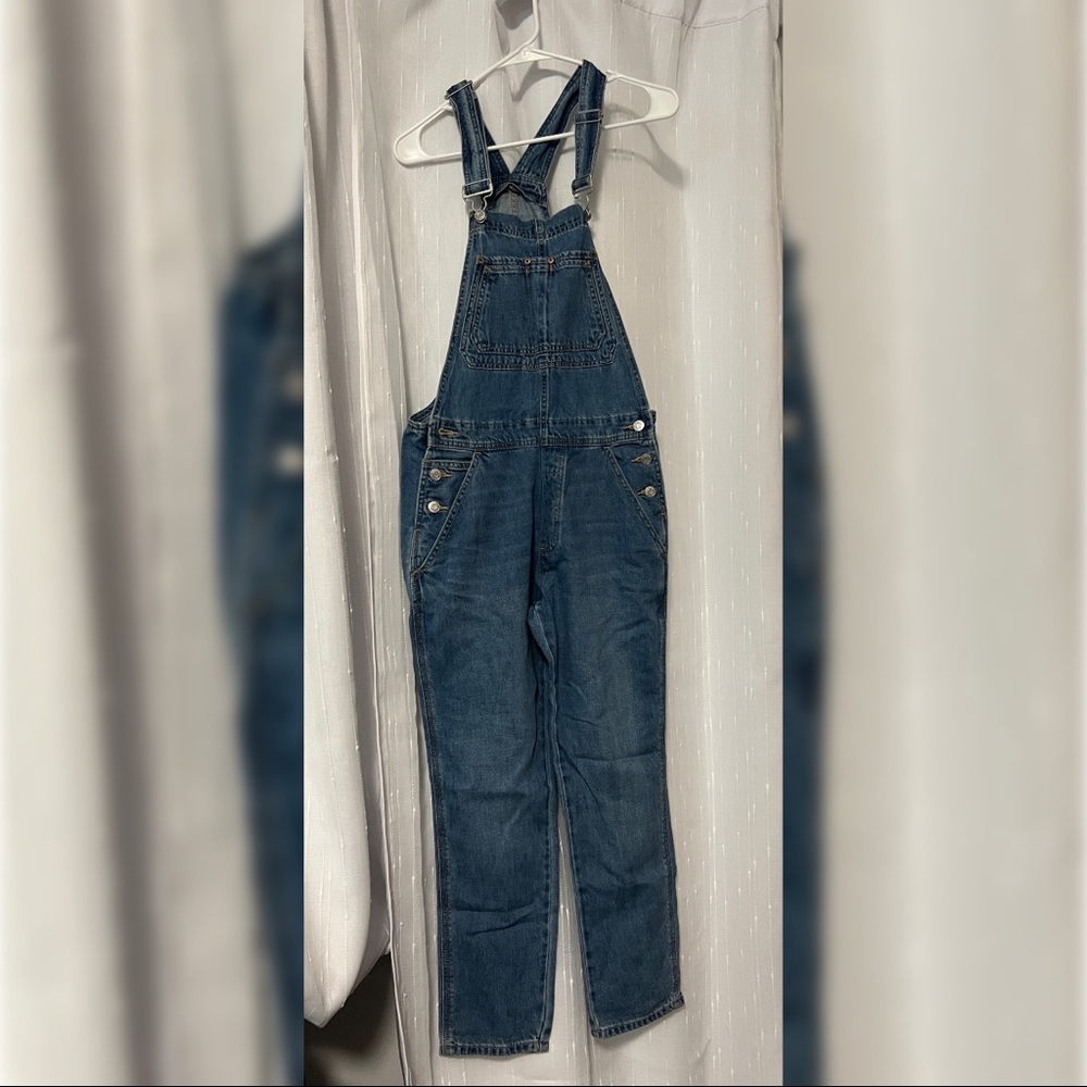Gap denim overalls, Size xs, straight leg